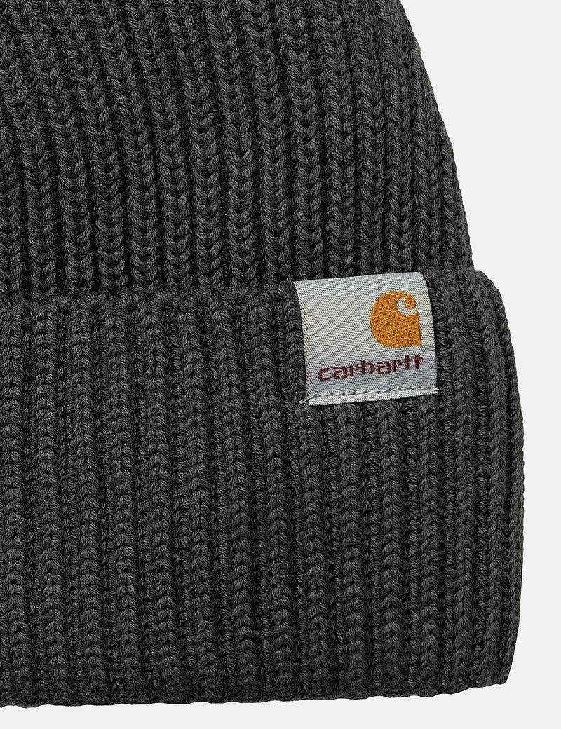 Carhartt-WIP Burbank Beanie Hat - Soot Brown