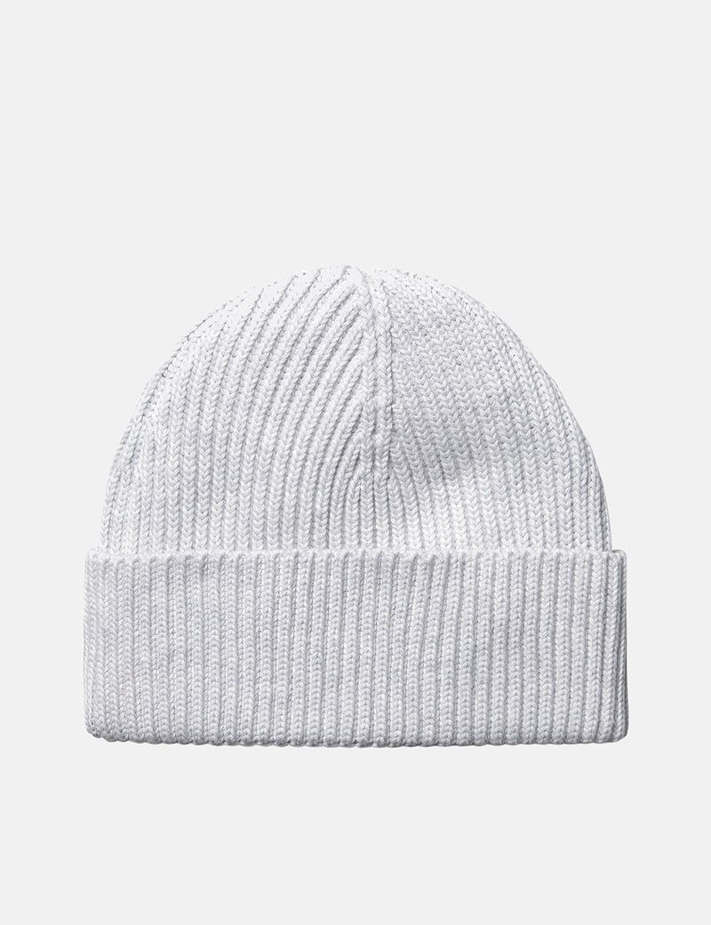 Carhartt-WIP Burbank Beanie Hat - Ash Heather