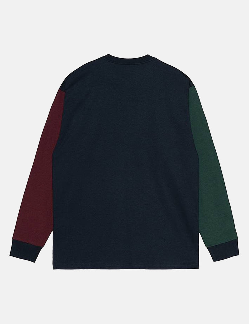 Carhartt-WIP Triple Pocket Long Sleeve T-Shirt - Astro/Frasier/Jam