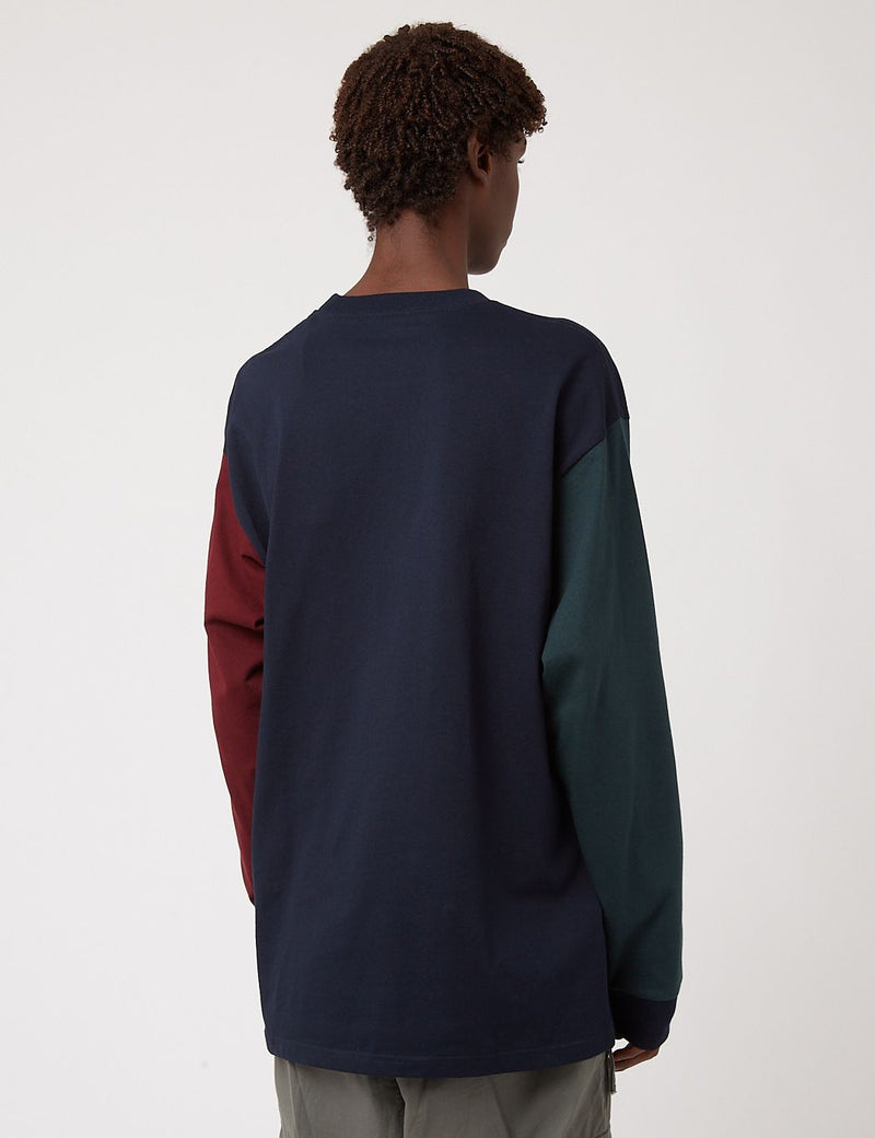 Carhartt-WIP Triple Pocket Long Sleeve T-Shirt - Astro/Frasier/Jam