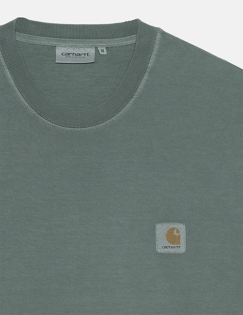 Carhartt-WIP Vista Long Sleeve T-Shirt - Eucalyptus Green