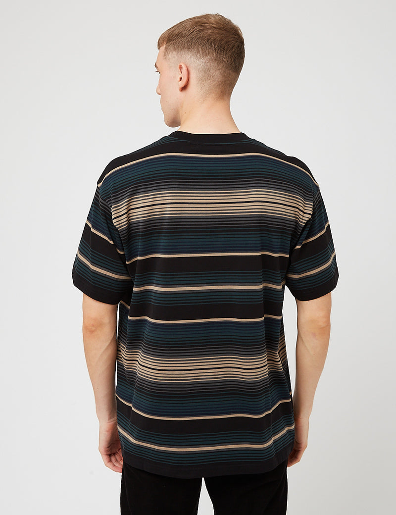 Carhartt-WIP Tuscon Stripe T-Shirt - Frasier Green