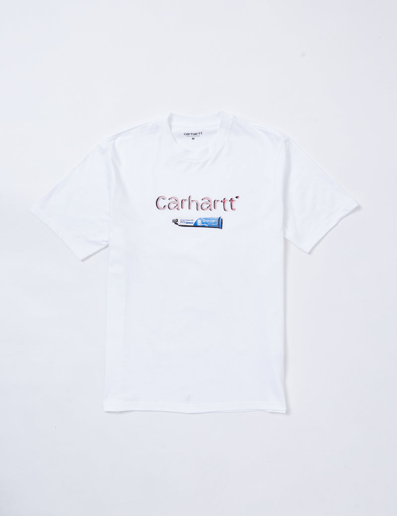 Carhartt-WIP Toothpaste T-Shirt - White