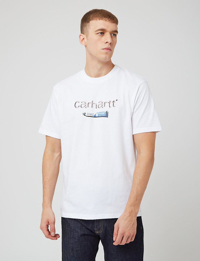 Carhartt-WIP Toothpaste T-Shirt - White