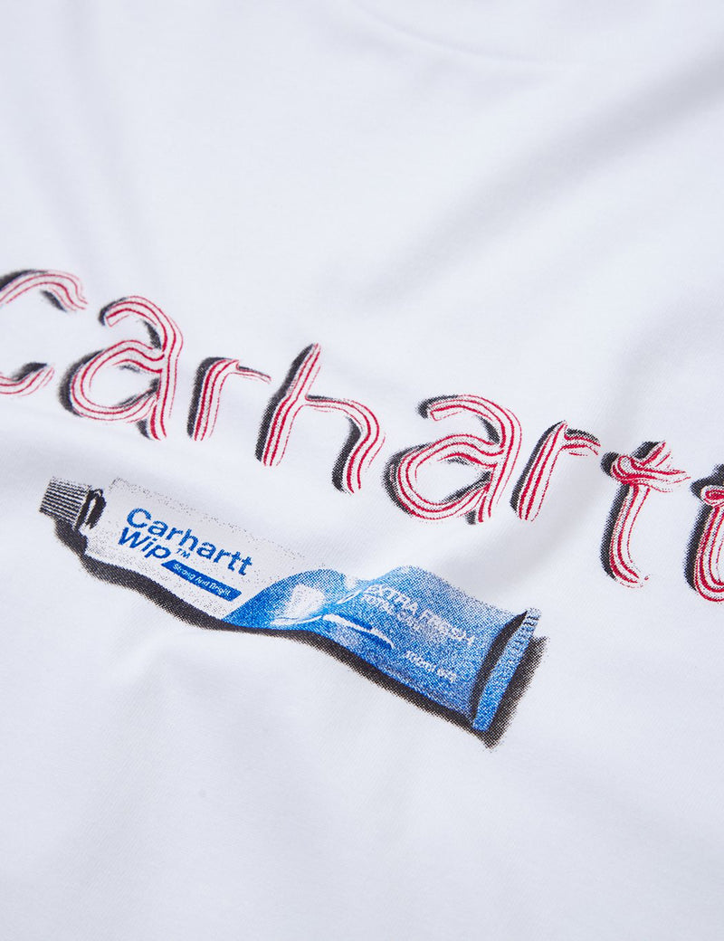 Carhartt-WIP Toothpaste T-Shirt - White