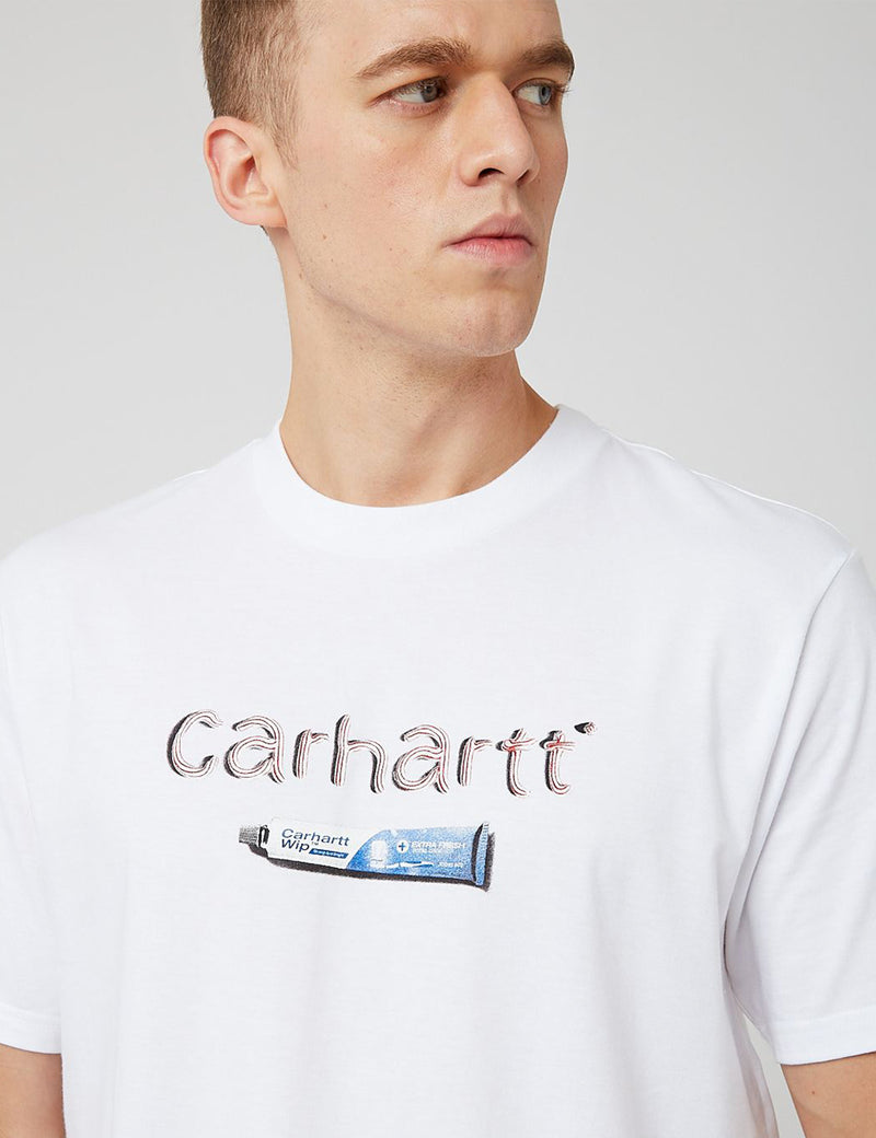 Carhartt-WIP Toothpaste T-Shirt - White