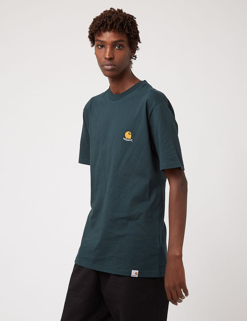 Carhartt-WIP Trap C T-Shirt - Frasier Green