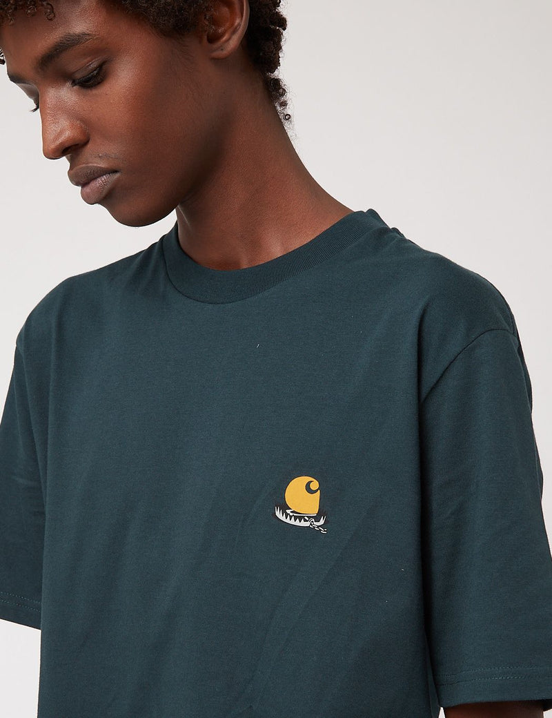 Carhartt-WIP Trap C T-Shirt - Frasier Green