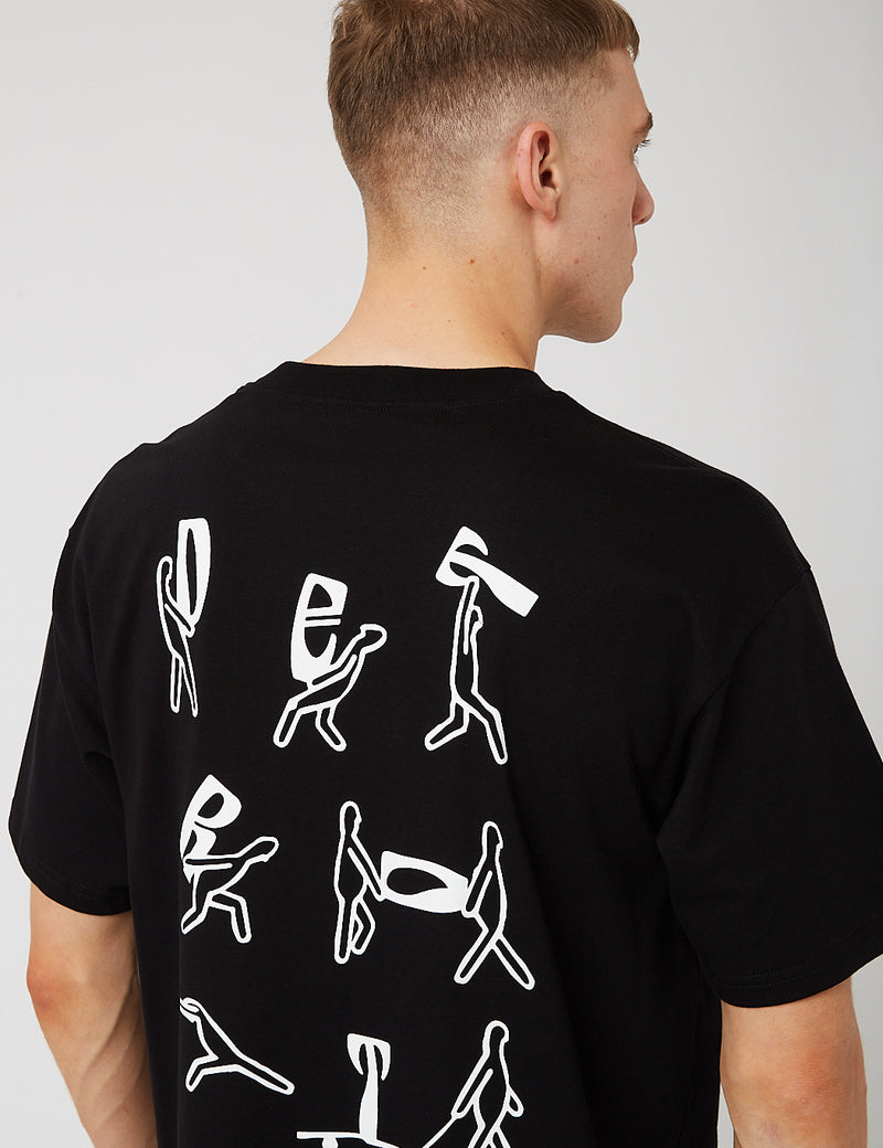 Carhartt-WIP Removals T-Shirt - Black/White