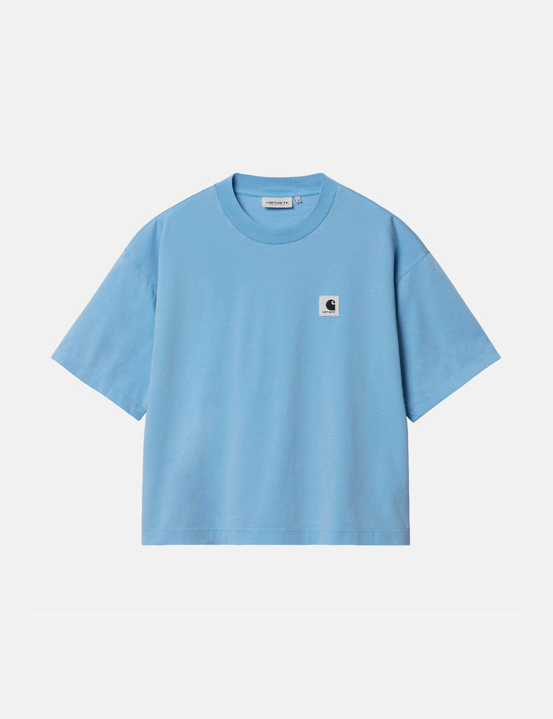 Carhartt-WIP Womens Nelson T-Shirt (Loose) - Piscine Blue