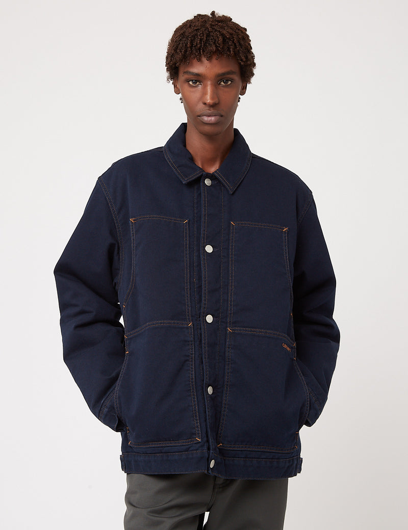 Carhartt-WIP Double Front Jacket - Astro Navy Blue