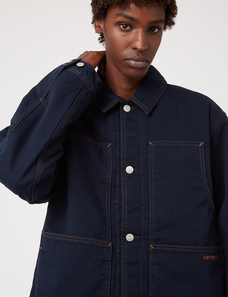 Carhartt-WIP Double Front Jacket - Astro Navy Blue