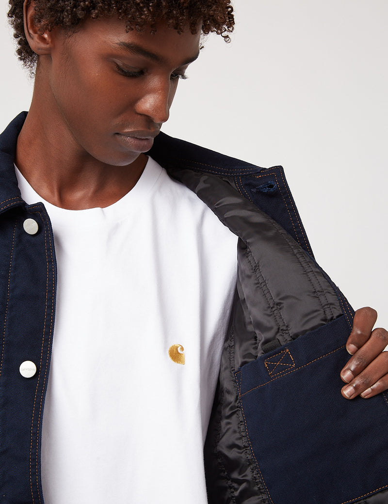 Carhartt-WIP Double Front Jacket - Astro Navy Blue