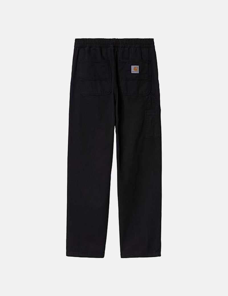 Carhartt WIP Flint Pant (Regular) - Black Garment Dyed