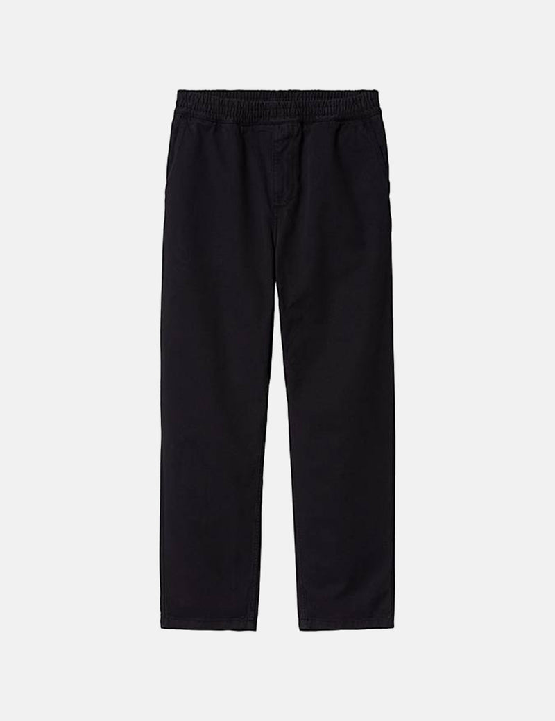 Carhartt WIP Flint Pant (Regular) - Black Garment Dyed