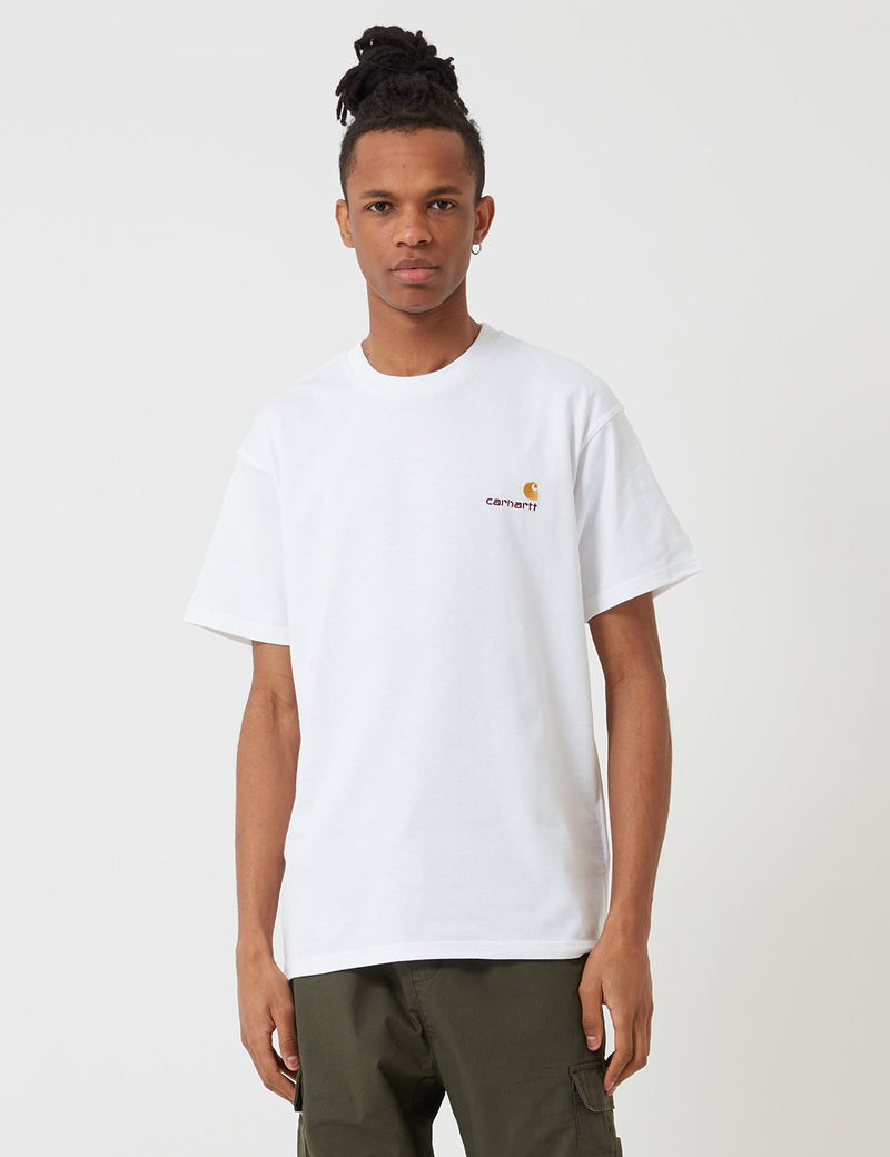 Carhartt-WIP American Script T-Shirt - White