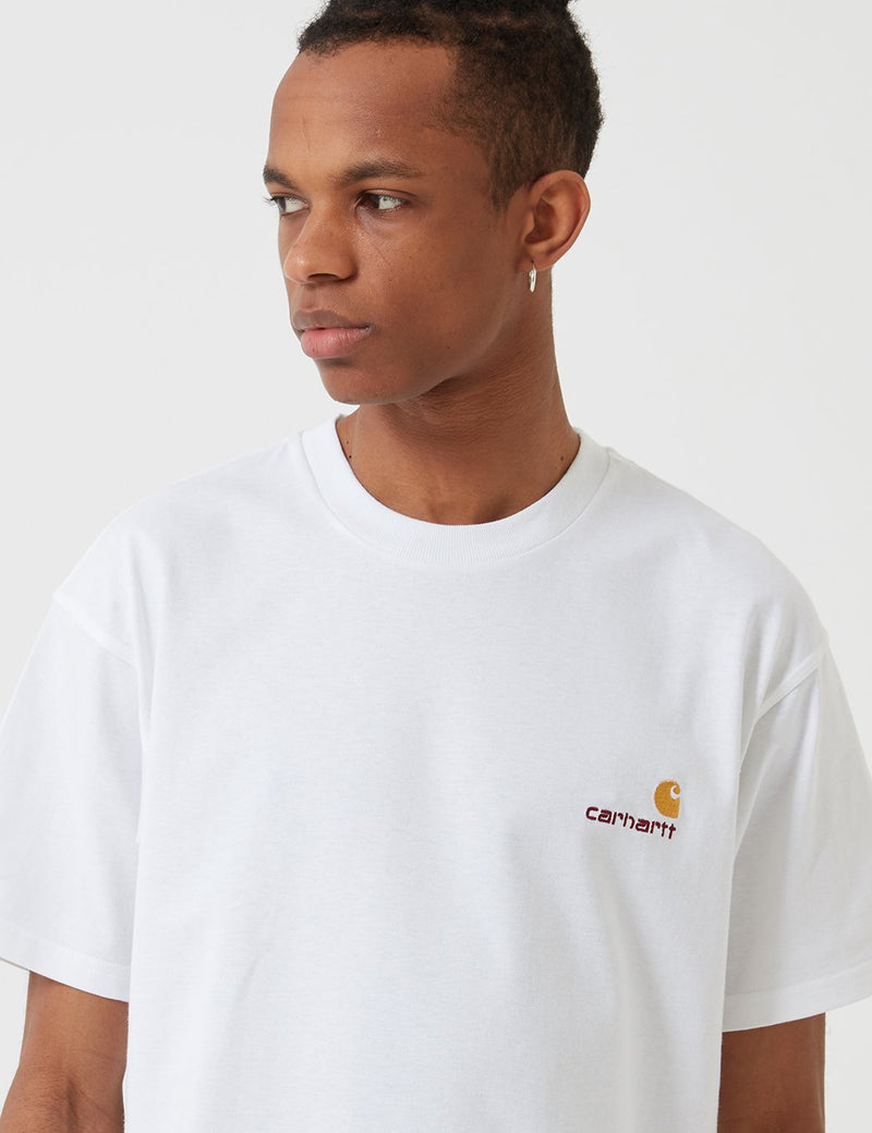 Carhartt-WIP American Script T-Shirt - White