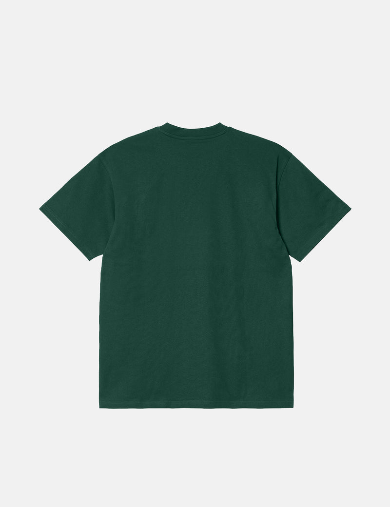 Carhartt-WIP American Script T-Shirt - Hedge Green