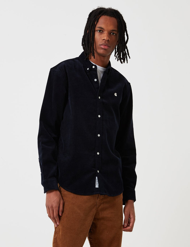 Carhartt-WIP Madison Cord Shirt - Astro Navy/Wax