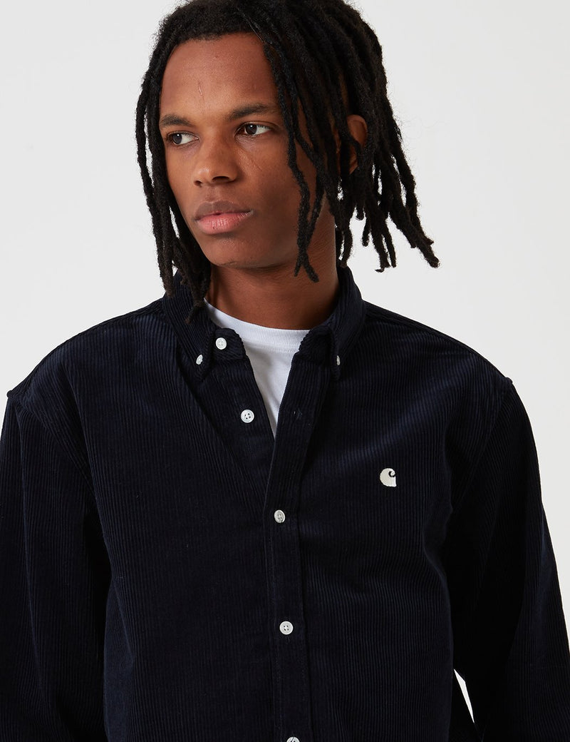 Carhartt-WIP Madison Cord Shirt - Astro Navy/Wax