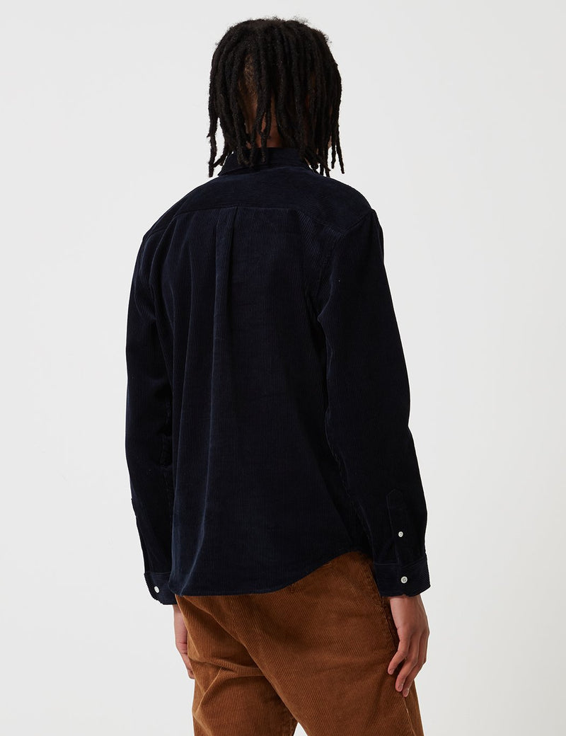 Carhartt-WIP Madison Cord Shirt - Astro Navy/Wax