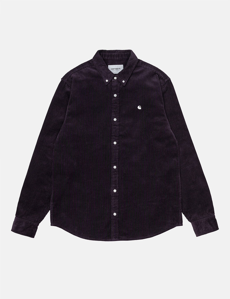 Carhartt-WIP Madison Cord Shirt - Dark Iris/Wax