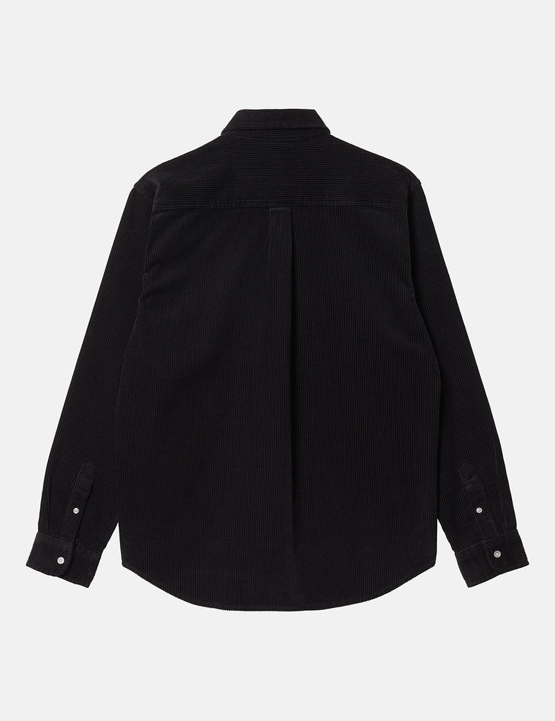 Carhartt-WIP Madison Cord Shirt - Black/Wax