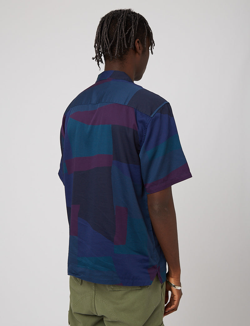 Carhartt-WIP Geo Short Sleeve Shirt - Geo Print/Blue