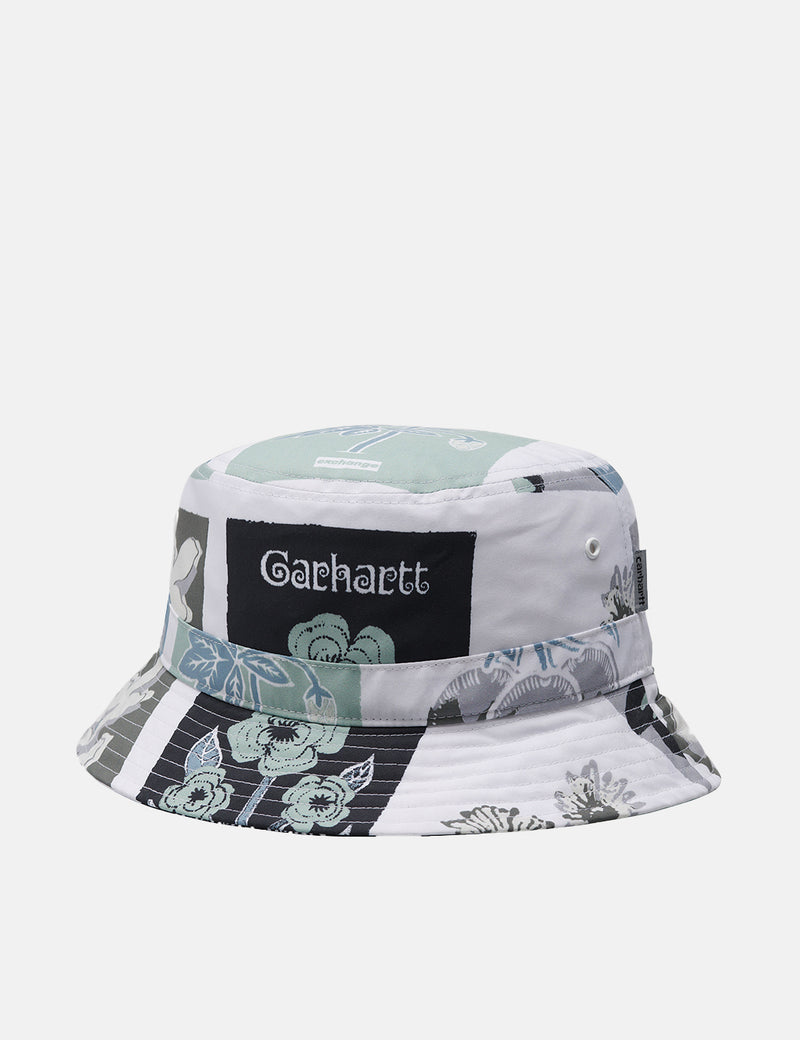 Carhartt-WIP Sylvan Bucket Hat - Verdant Print White