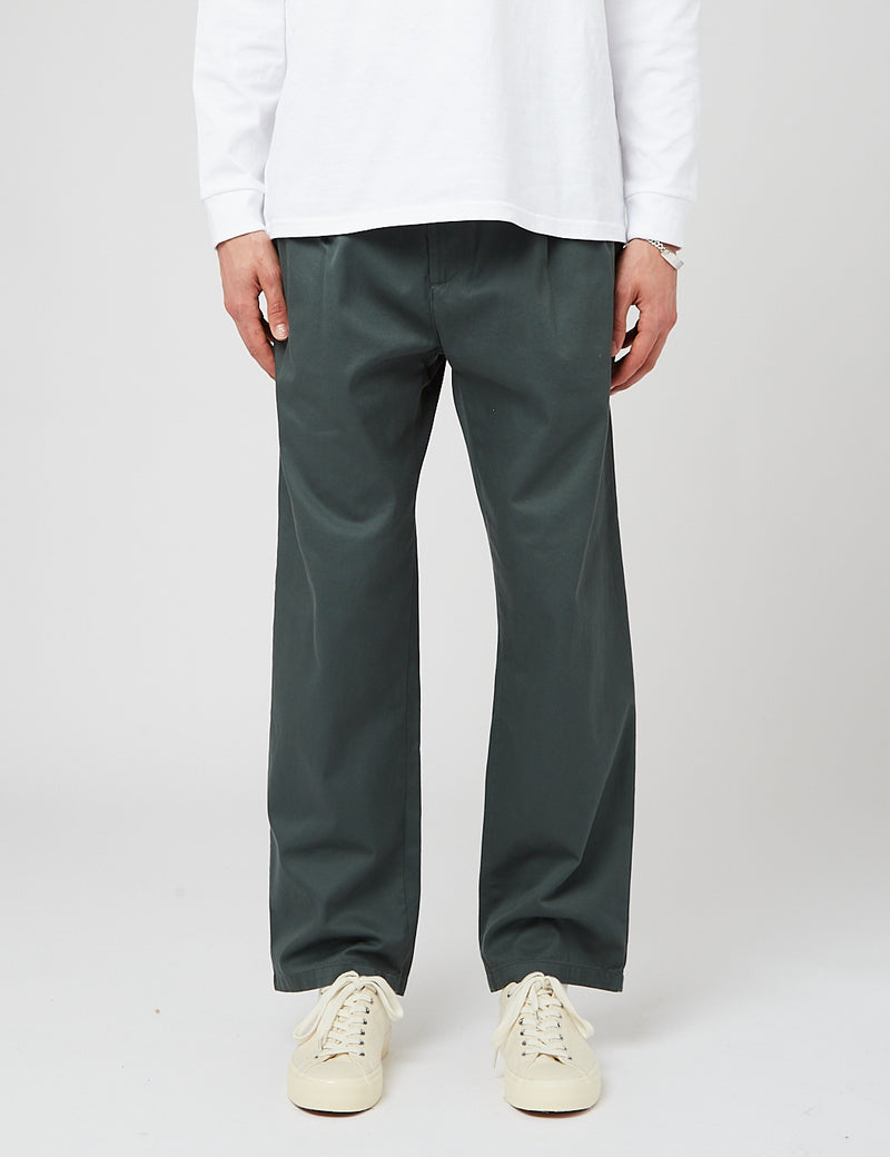 Carhartt-WIP Salford Pant (Relaxed, Pleat) - Hemlock Green