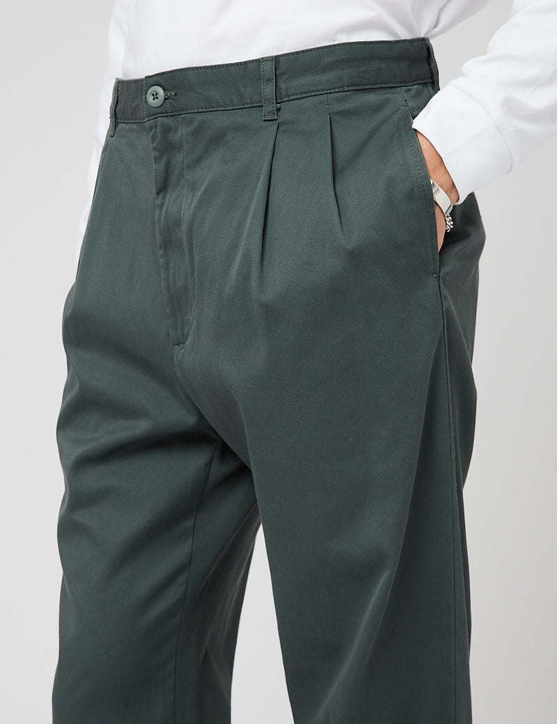 Carhartt-WIP Salford Pant (Relaxed, Pleat) - Hemlock Green