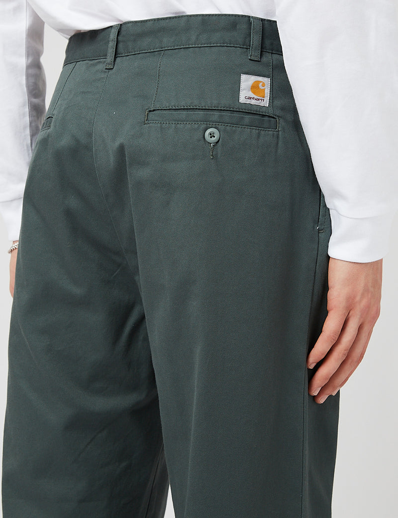 Carhartt-WIP Salford Pant (Relaxed, Pleat) - Hemlock Green