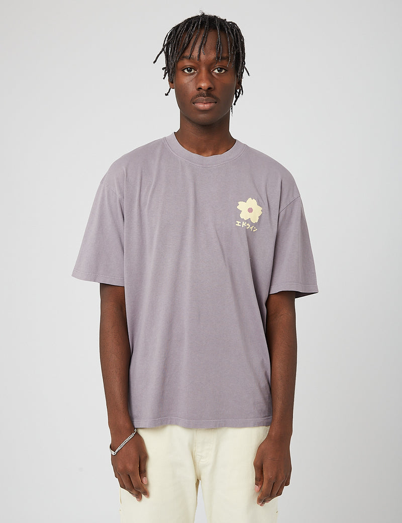 Edwin Hanadorobo IV Natural T-Shirt - Lilac Purple