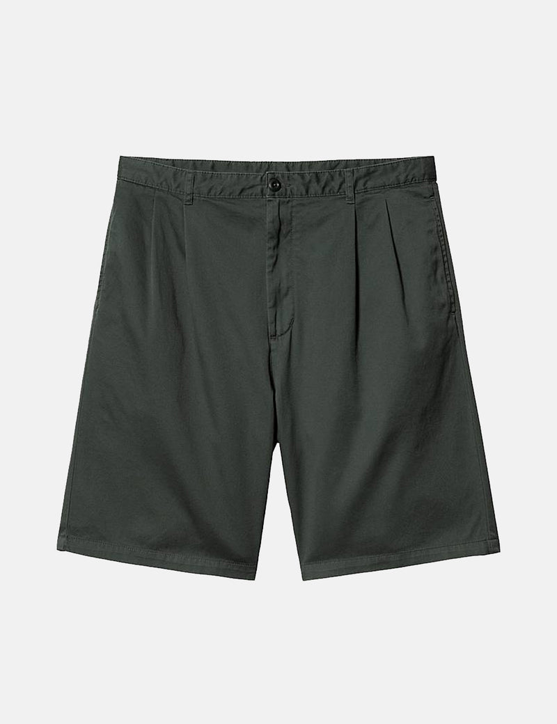 Carhartt-WIP Salford Shorts (Relaxed, Pleat) - Hemlock Green