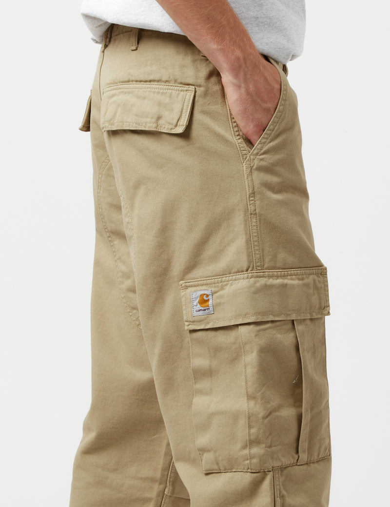 Carhartt-WIP Regular Cargo Pant (Moraga Cotton Twill) - Ammonite Brown