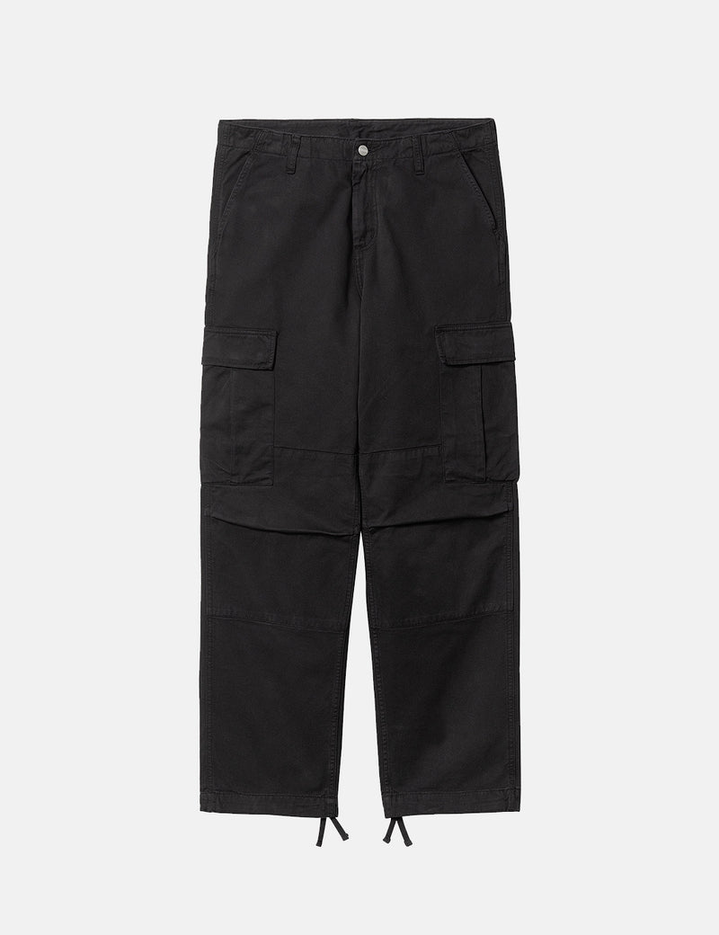 Carhartt-WIP Regular Cargo Pant (Moraga Cotton Twill) - Black