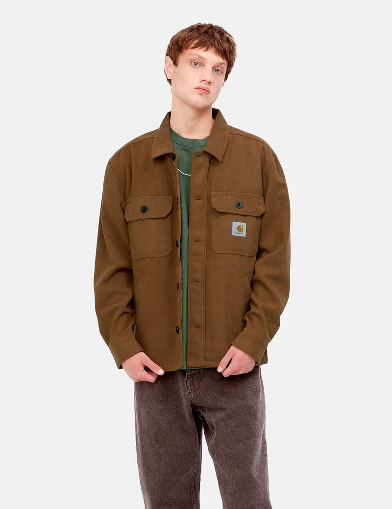 Carhartt-WIP Wiston Overshirt - Hamilton Brown