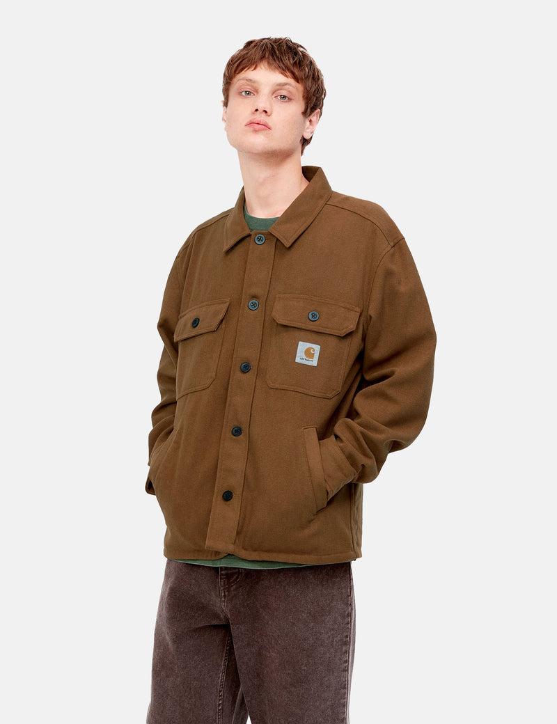 Carhartt-WIP Wiston Overshirt - Hamilton Brown