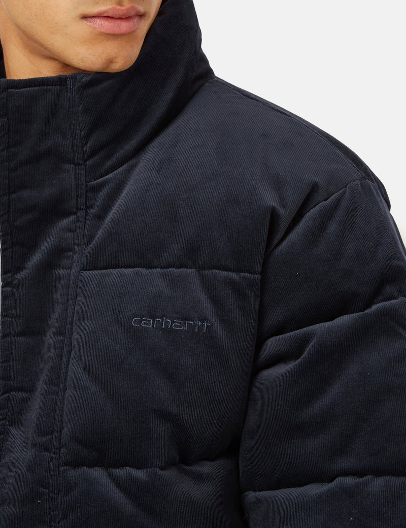 Carhartt-WIP Layton Jacket - Dark Navy Blue/Dark Navy Blue