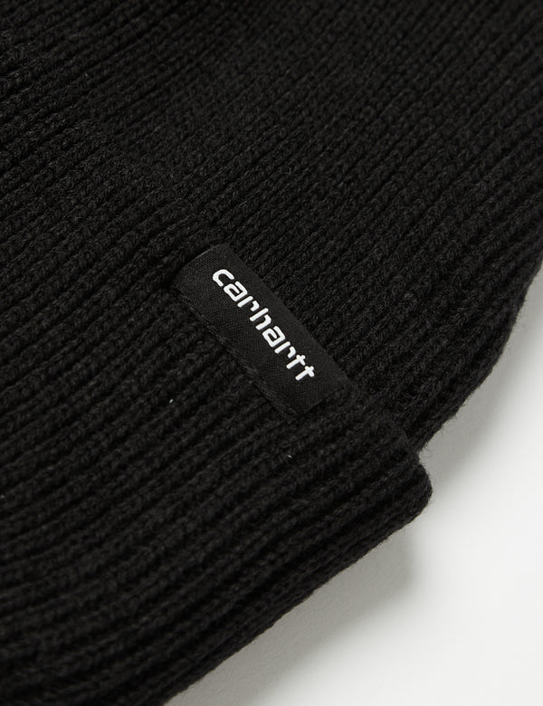 Carhartt-WIP Gordan Beanie Hat - Black