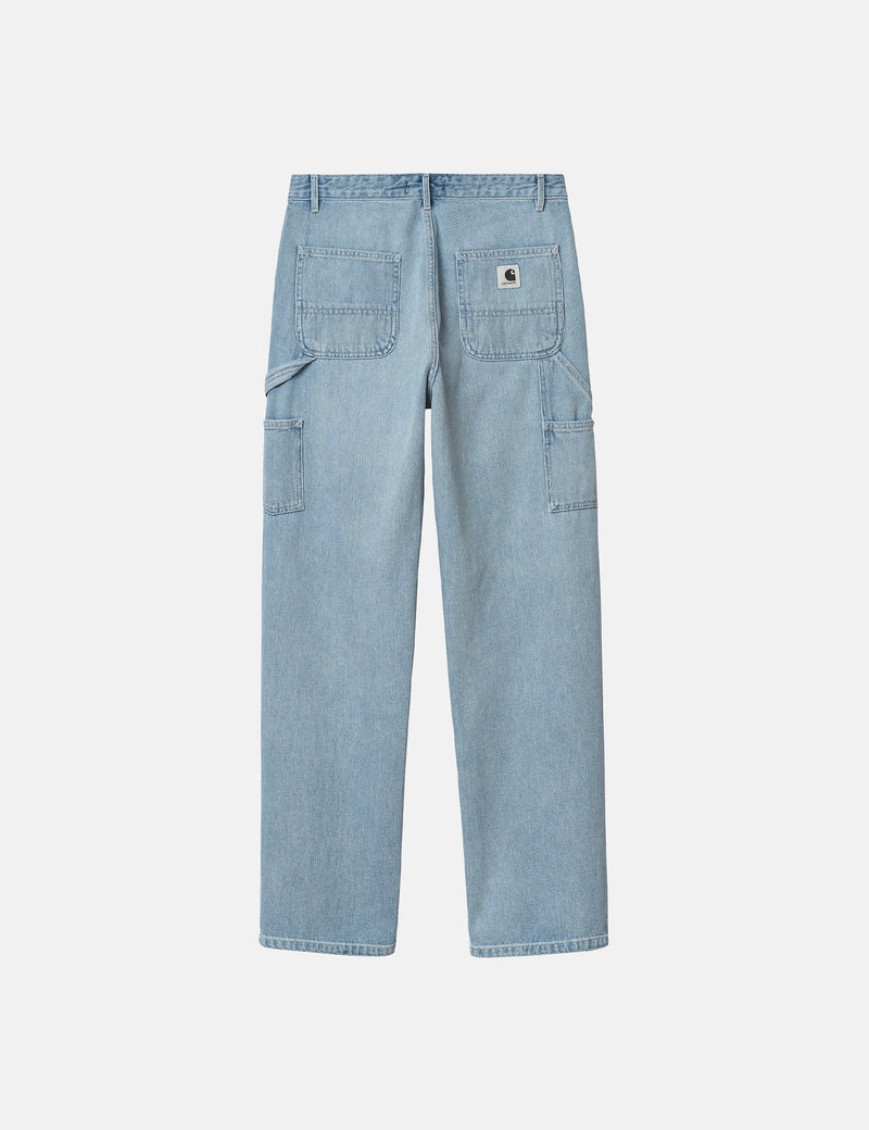 Carhartt-WIP Womens Pierce Pant (Denim/Straight) - Blue Light Stone Washed