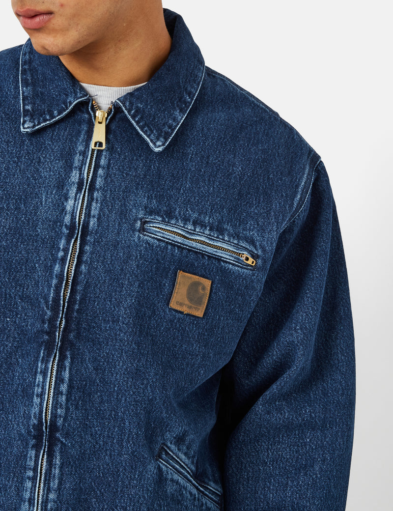 Carhartt-WIP Rider Jacket (Denim) - Blue Stone Washed