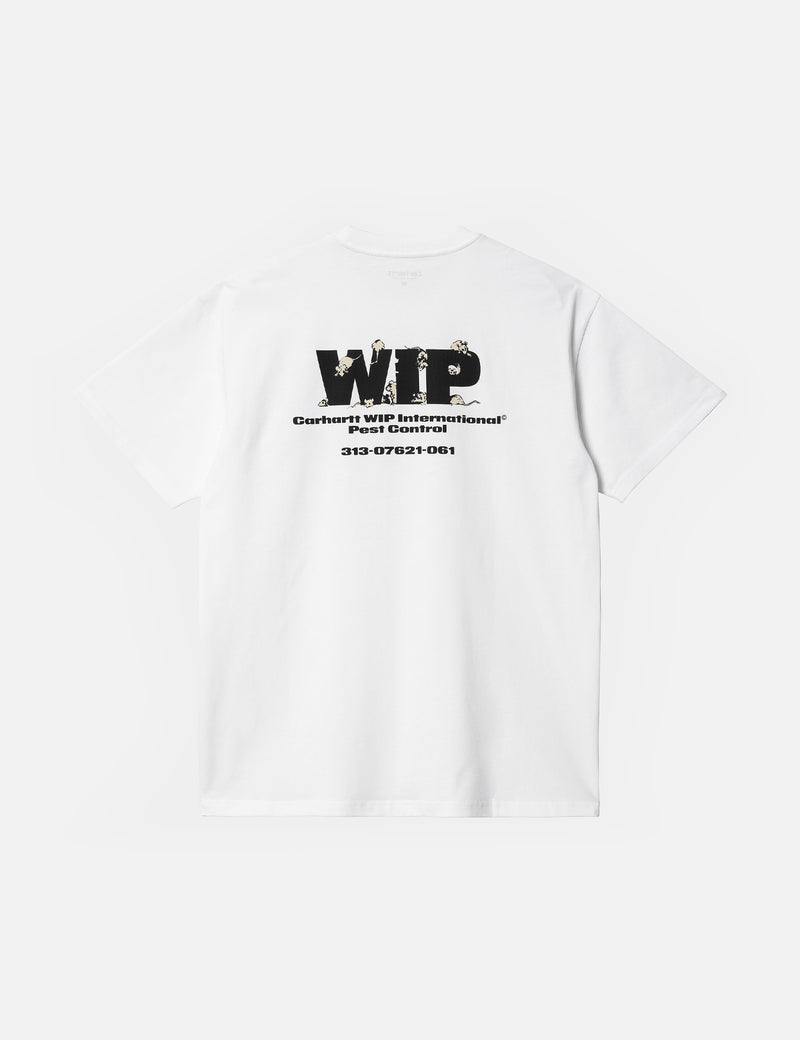 Carhartt-WIP Pest Control T-Shirt (Organic) - White