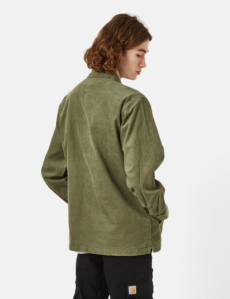 Carhartt-WIP Dixon Shirt Jacket (Cord) - Dollar Green