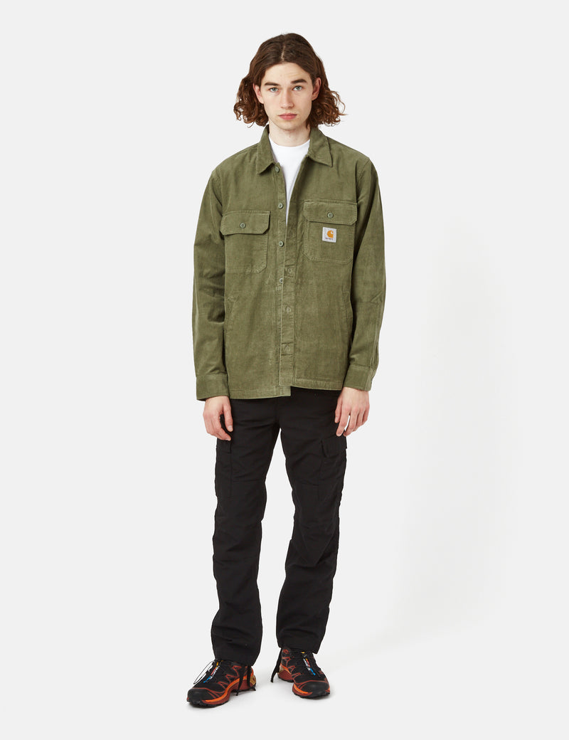 Carhartt-WIP Dixon Shirt Jacket (Cord) - Dollar Green