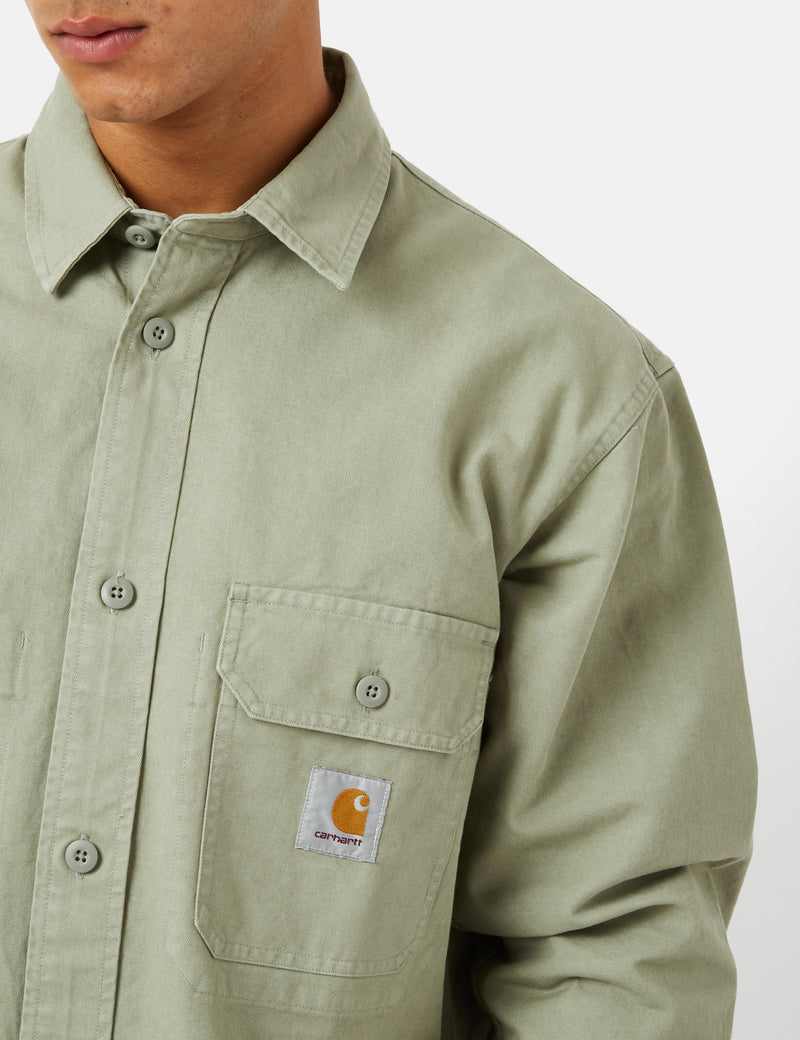 Carhartt-WIP Reno Shirt Jacket (Garment Dyed) - Yucca Green