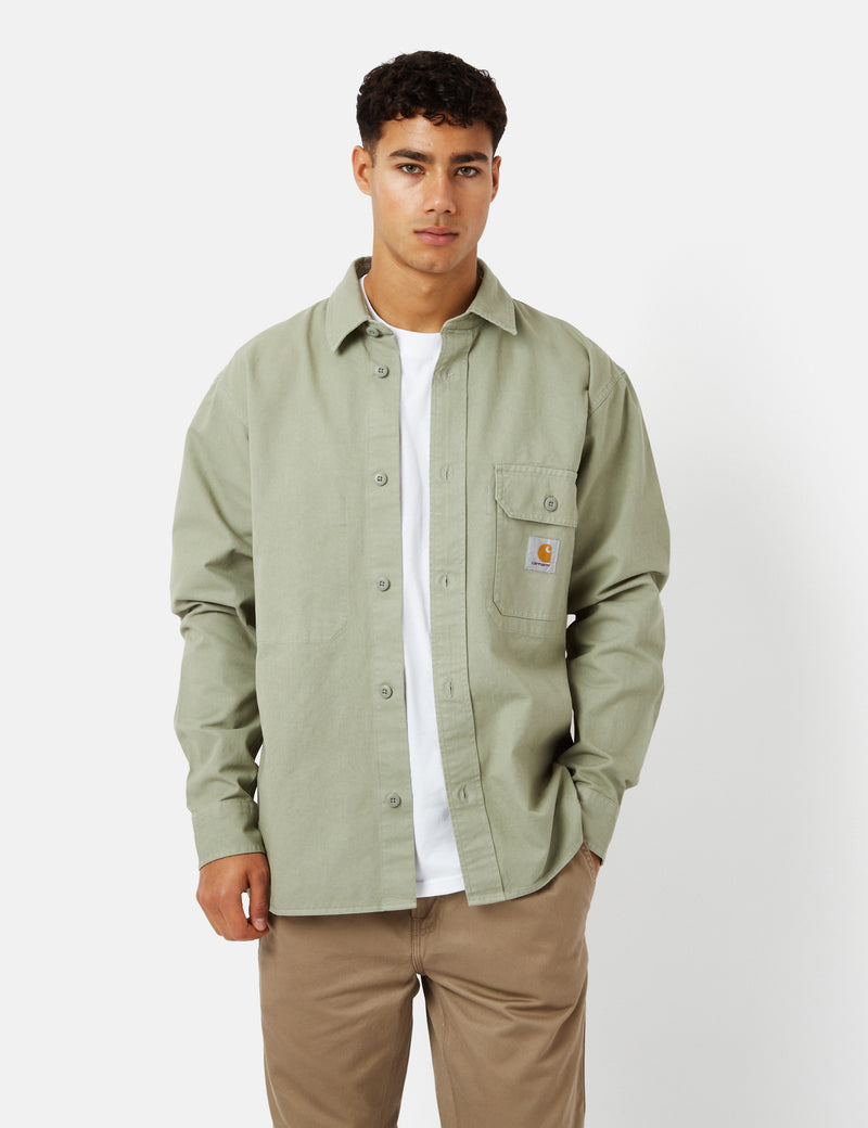 Carhartt-WIP Reno Shirt Jacket (Garment Dyed) - Yucca Green