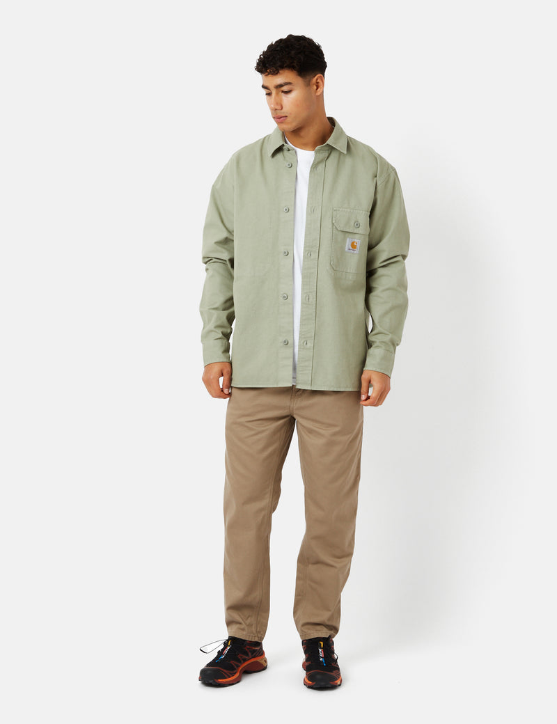 Carhartt-WIP Reno Shirt Jacket (Garment Dyed) - Yucca Green