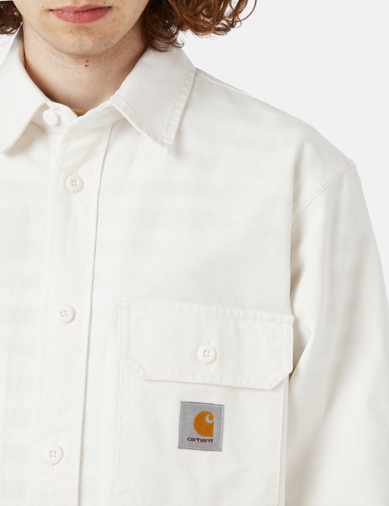 Carhartt-WIP Reno Shirt Jacket (Garment Dyed) - Off-White