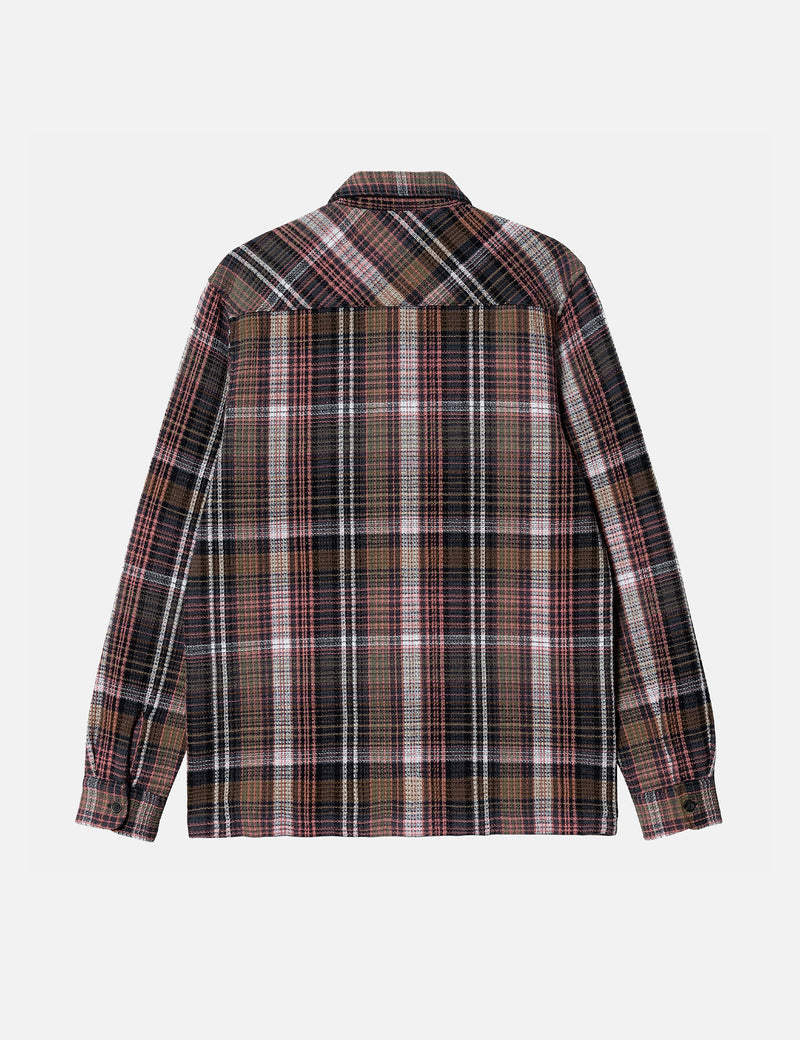 Carhartt-WIP Valmon Shirt (Regular) - Valmon Check/Hamilton Brown